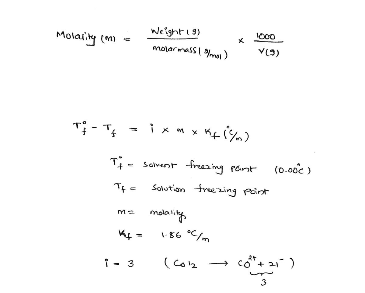 Chemistry homework question answer, step 1, image 1